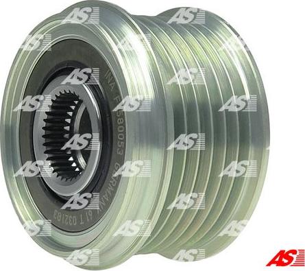 AS-PL AFP6053(INA) - Pulley, alternator, freewheel clutch autospares.lv