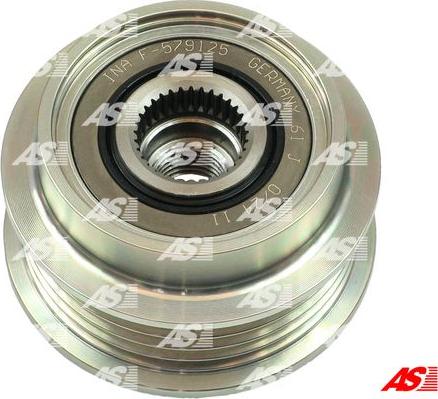 AS-PL AFP6019(INA) - Pulley, alternator, freewheel clutch autospares.lv