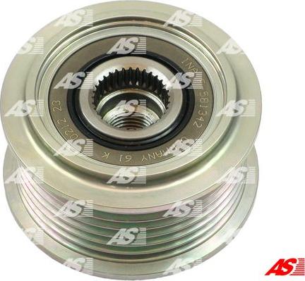 AS-PL AFP6021(INA) - Pulley, alternator, freewheel clutch autospares.lv