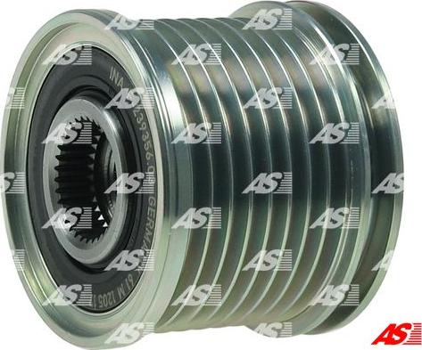 AS-PL AFP0049(INA) - Pulley, alternator, freewheel clutch autospares.lv