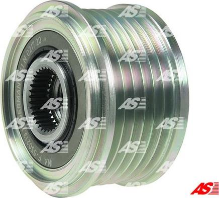 AS-PL AFP0057(INA) - Pulley, alternator, freewheel clutch autospares.lv