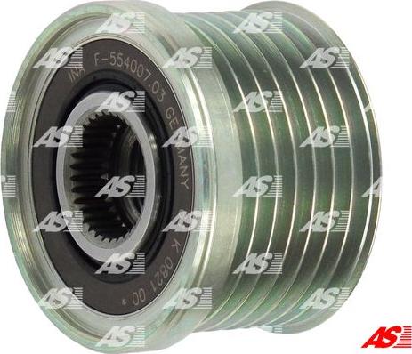 AS-PL AFP0068(INA) - Pulley, alternator, freewheel clutch autospares.lv