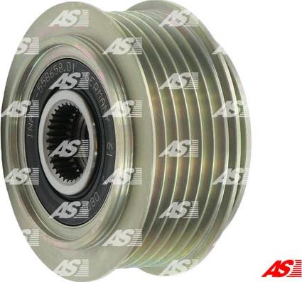 AS-PL AFP0080(INA) - Pulley, alternator, freewheel clutch autospares.lv