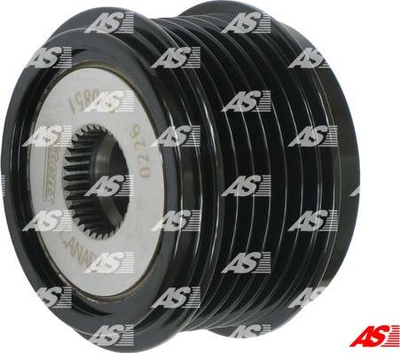 AS-PL AFP0075(LITENS) - Pulley, alternator, freewheel clutch autospares.lv
