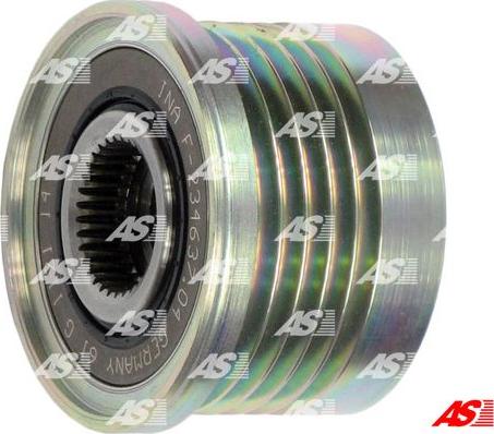 AS-PL AFP3011(INA) - Pulley, alternator, freewheel clutch autospares.lv