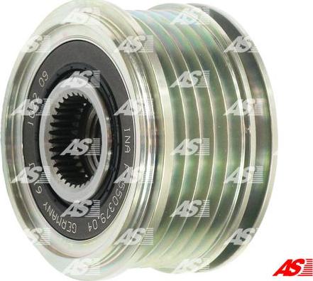 AS-PL AFP3017(INA) - Pulley, alternator, freewheel clutch autospares.lv