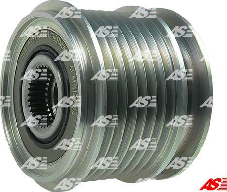 AS-PL AFP3022(INA) - Pulley, alternator, freewheel clutch autospares.lv