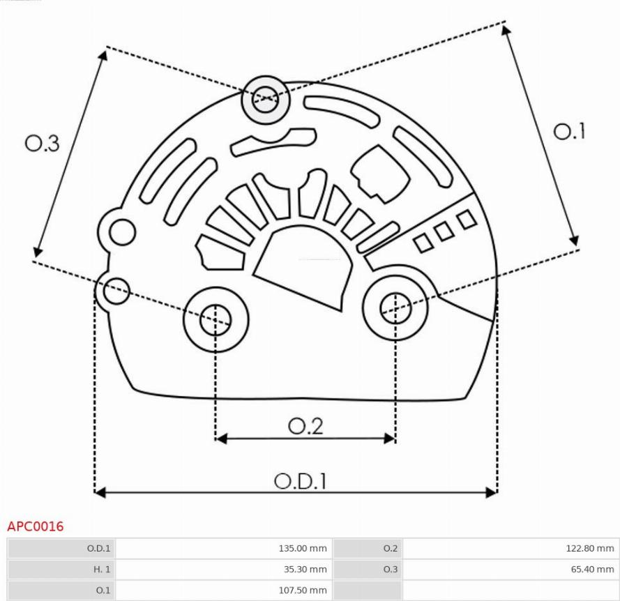 AS-PL APC0016 - Protective Cap, alternator autospares.lv