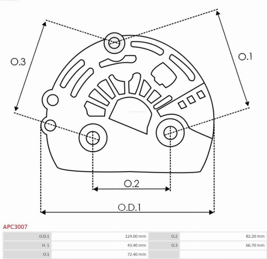 AS-PL APC3007 - Protective Cap, alternator autospares.lv