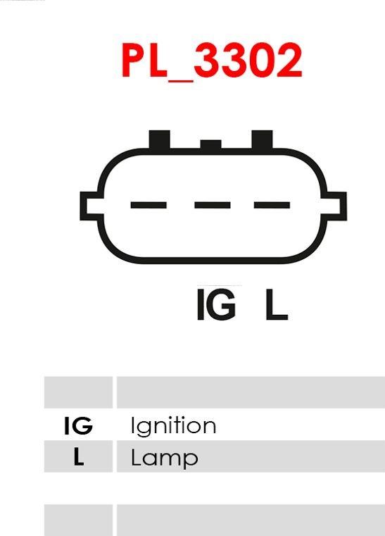 AS-PL ARE5092 - Voltage regulator, alternator autospares.lv