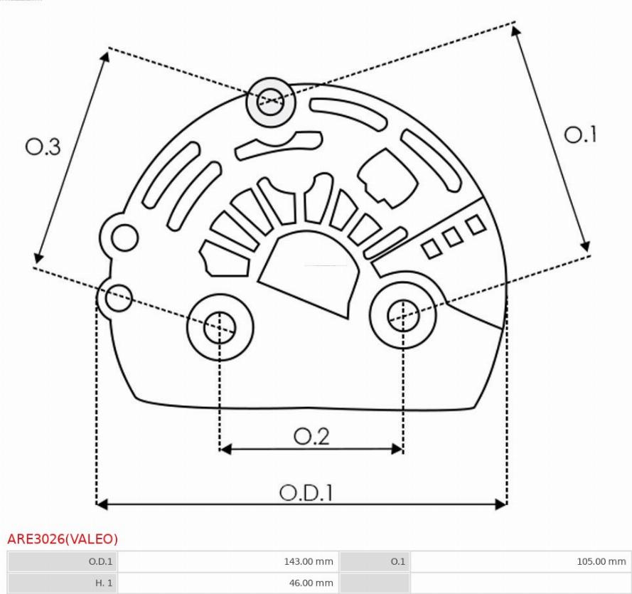 AS-PL ARE3026(VALEO) - Protective Cap, alternator autospares.lv