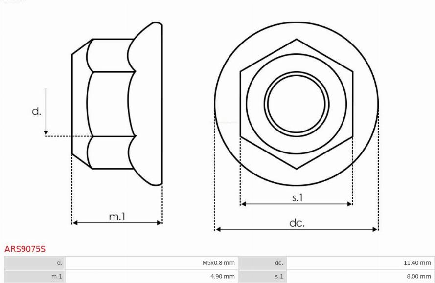 AS-PL ARS9075S - Repair Kit, alternator autospares.lv