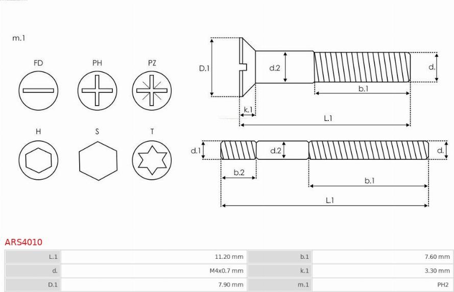 AS-PL ARS4010 - Repair Kit, alternator autospares.lv