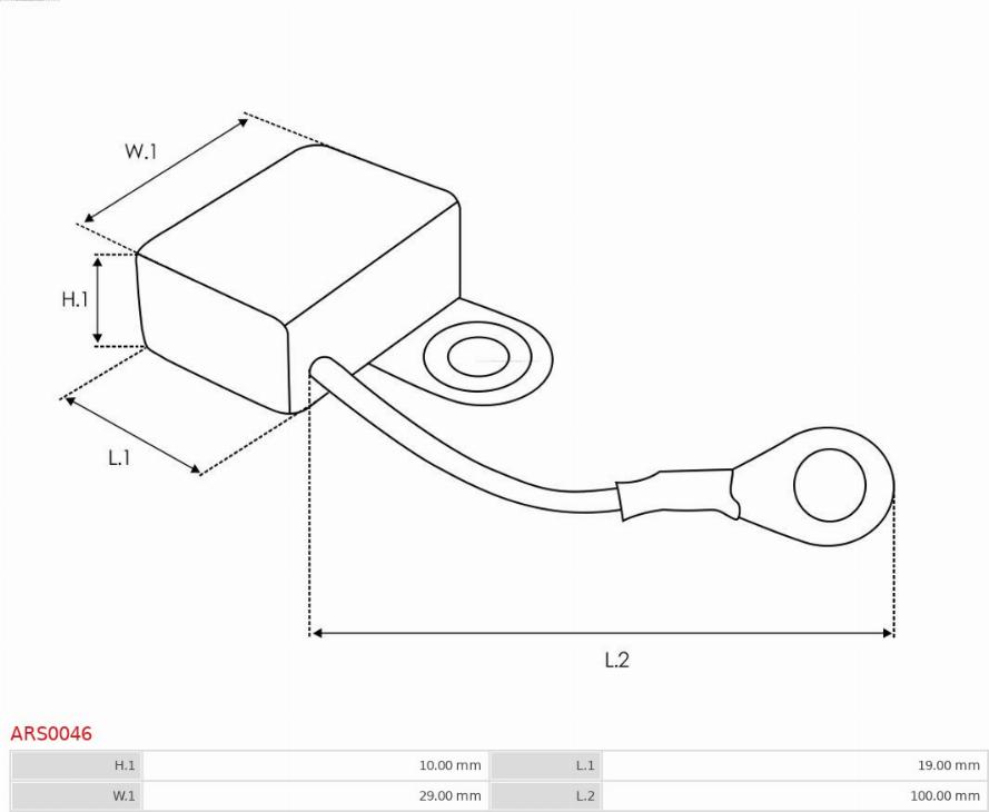 AS-PL ARS0046 - Repair Kit, alternator autospares.lv