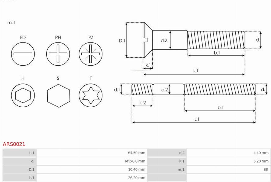 AS-PL ARS0021 - Repair Kit, alternator autospares.lv