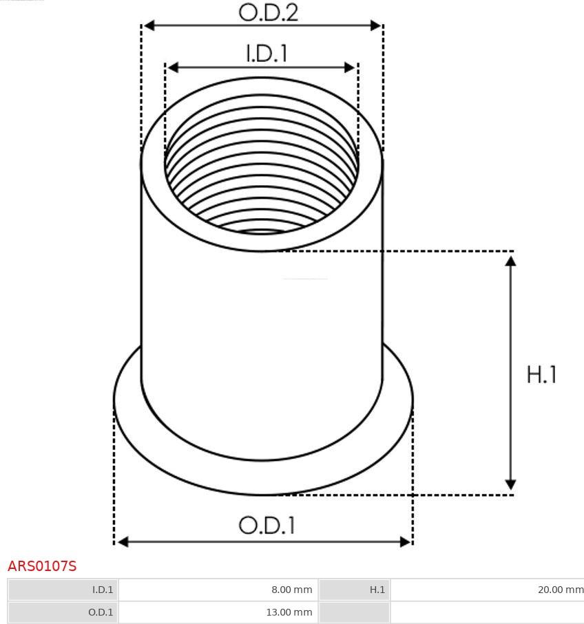 AS-PL ARS0107S - Repair Kit, alternator autospares.lv