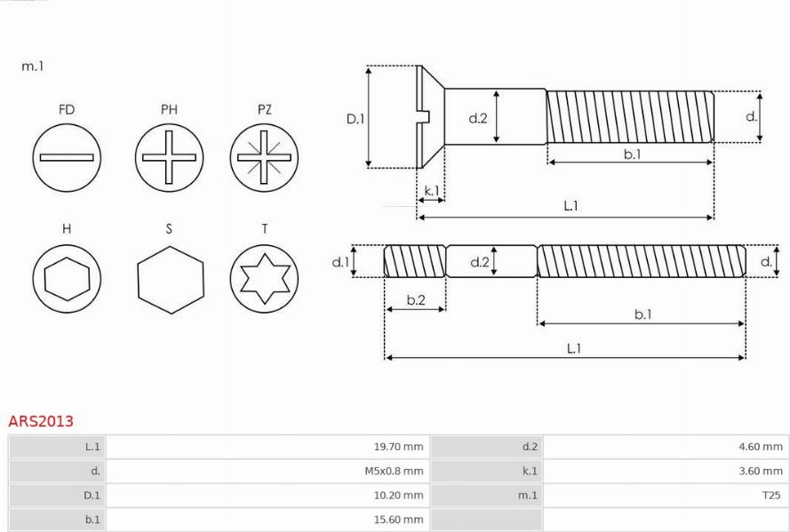 AS-PL ARS2013 - Repair Kit, alternator autospares.lv