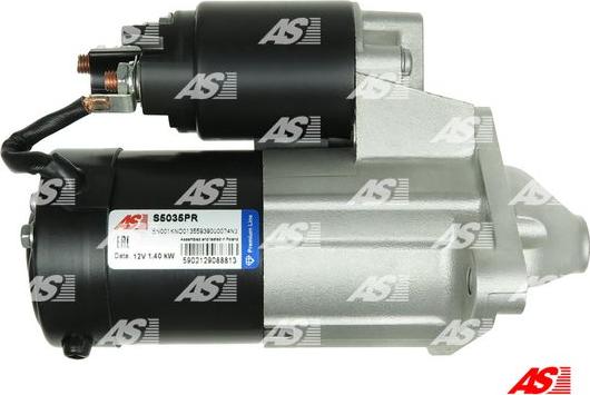 AS-PL S5035PR - Starter autospares.lv