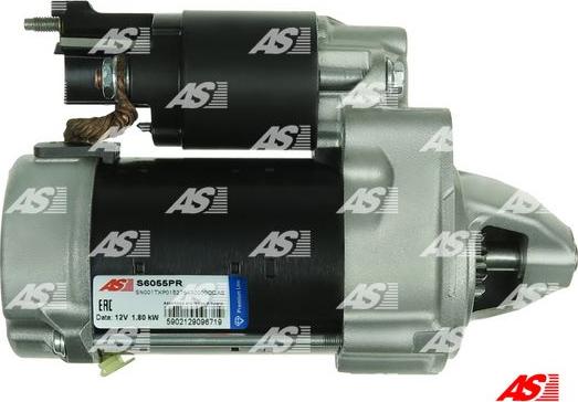 AS-PL S6055PR - Starter autospares.lv