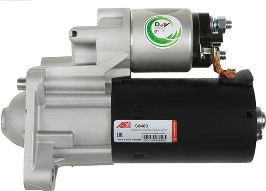 AS-PL S0483 - Starter autospares.lv