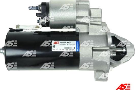 AS-PL S0669(BOSCH) - Starter autospares.lv