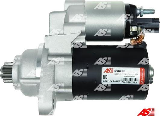 AS-PL S0661S - Starter autospares.lv