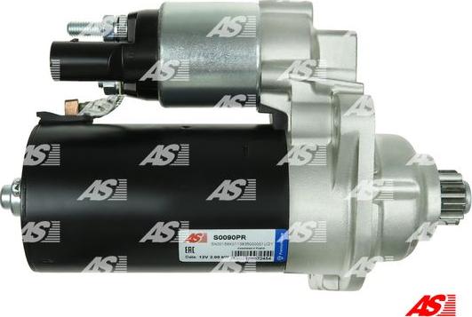 AS-PL S0090PR - Starter autospares.lv