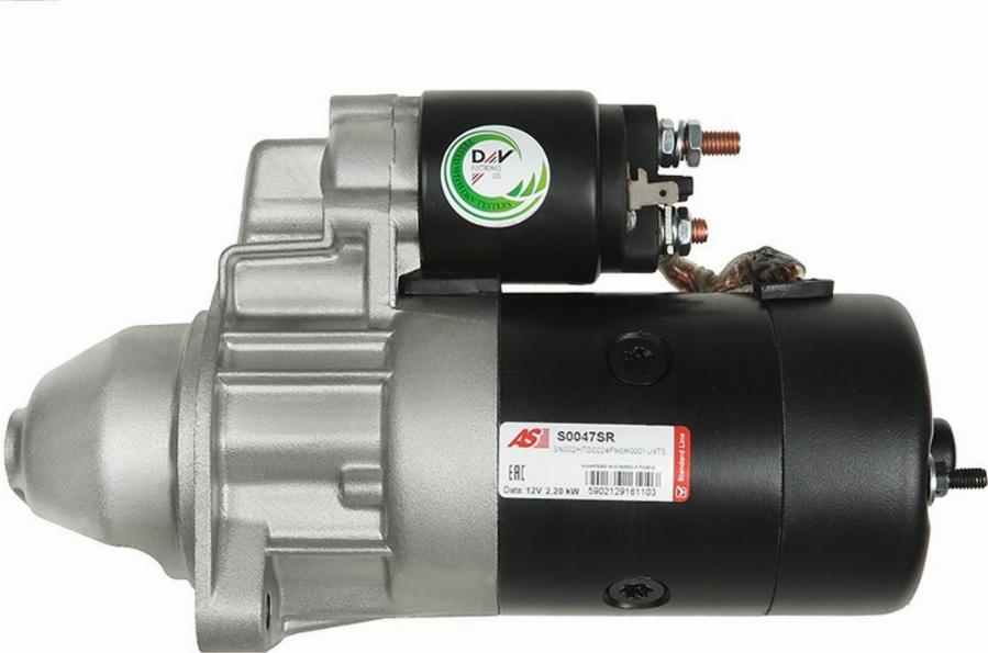 AS-PL S0047SR - Starter autospares.lv