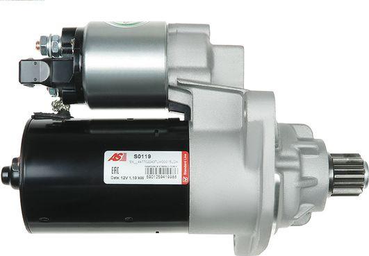 AS-PL S0119 - Starter autospares.lv