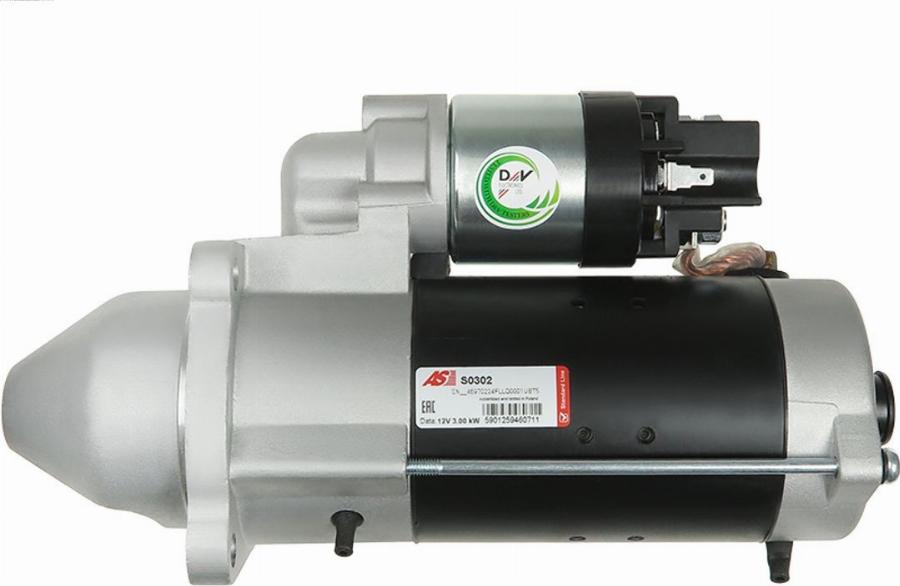 AS-PL S0302 - Starter autospares.lv