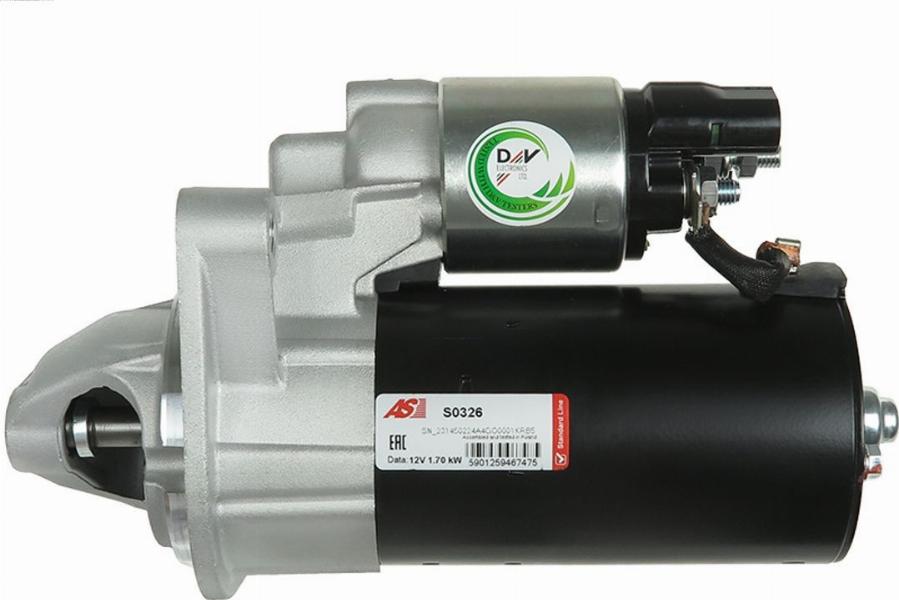 AS-PL S0326 - Starter autospares.lv