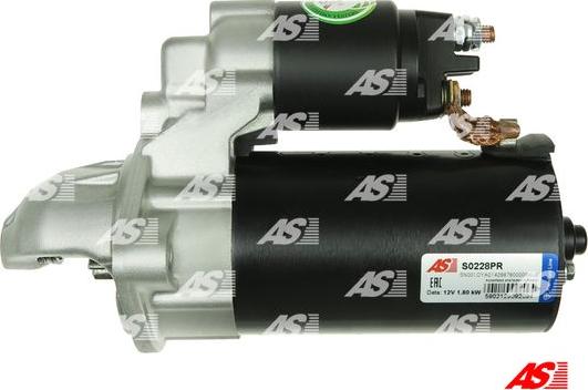 AS-PL S0228PR - Starter autospares.lv