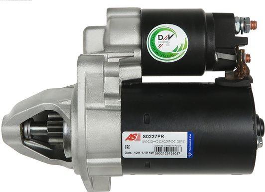 AS-PL S0227PR - Starter autospares.lv