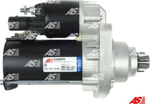 AS-PL S3055PR - Starter autospares.lv