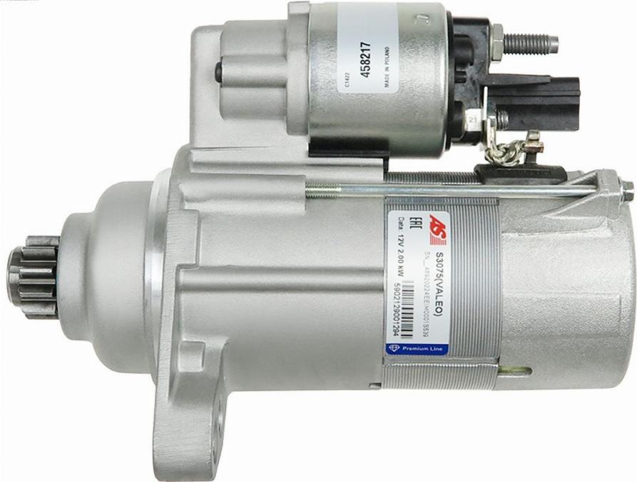 AS-PL S3075(VALEO) - Starter autospares.lv