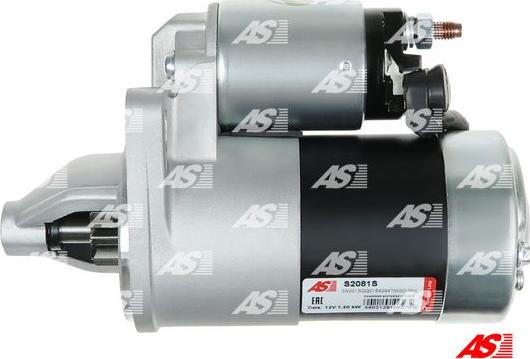 AS-PL S2081S - Starter autospares.lv