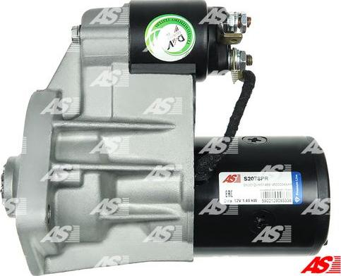 AS-PL S2078PR - Starter autospares.lv