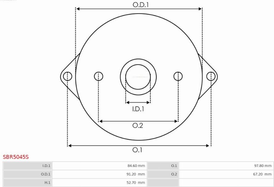 AS-PL SBR5045S - Starter Lid, carburettor autospares.lv