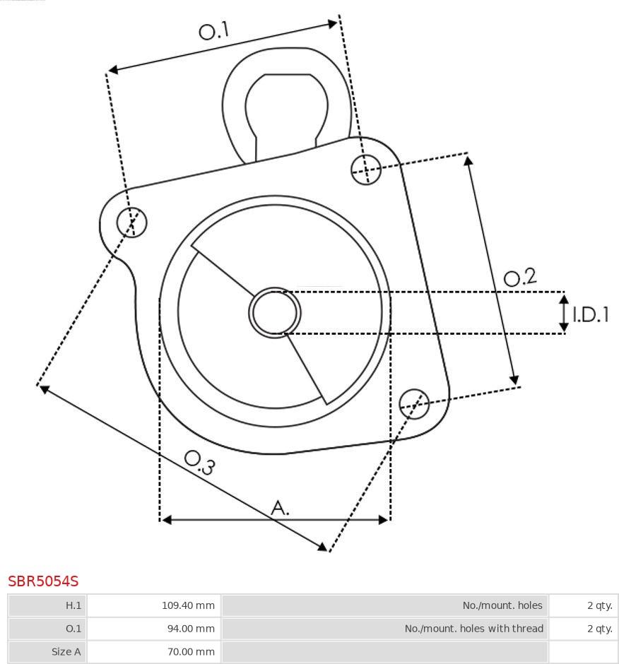 AS-PL SBR5054S - Starter Lid, carburettor autospares.lv