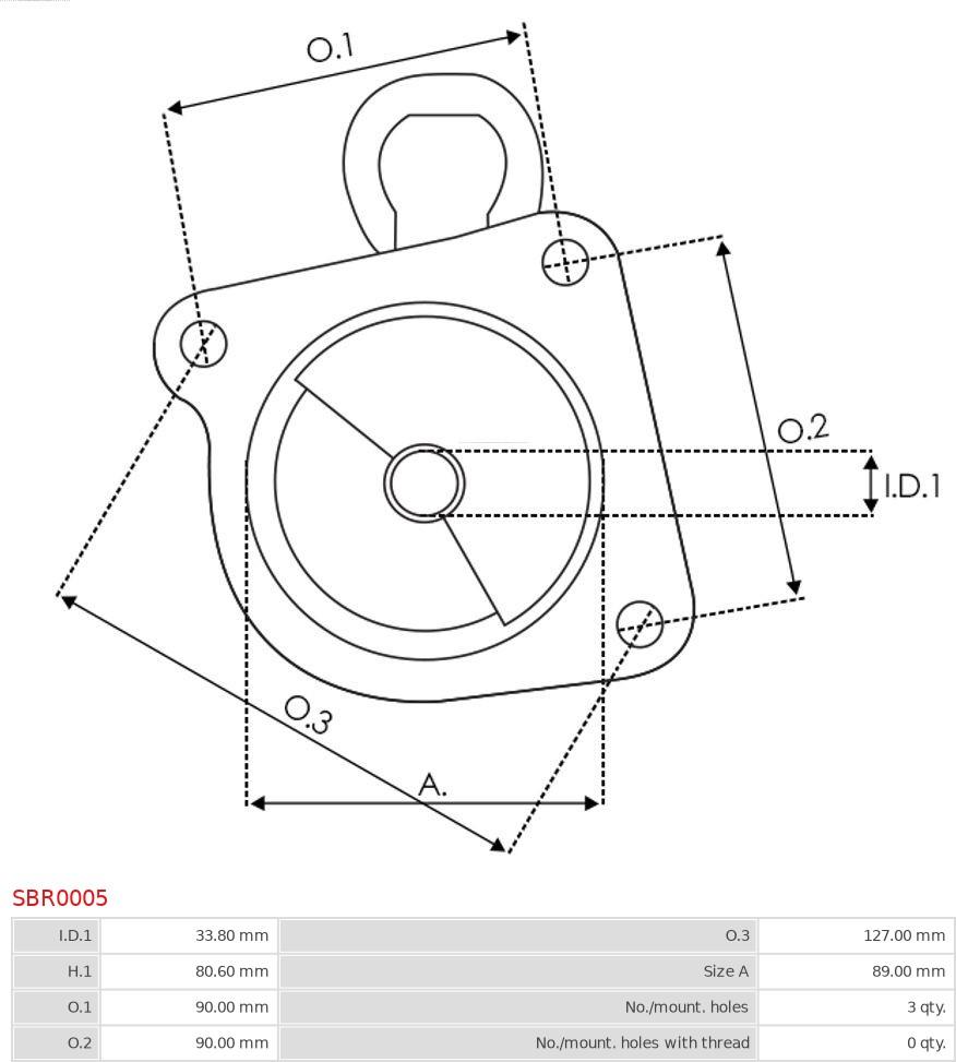 AS-PL SBR0005 - Starter Lid, carburettor autospares.lv