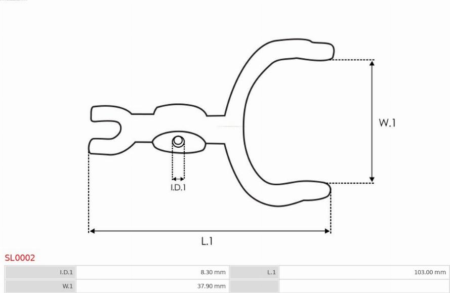 AS-PL SL0002 - Repair Kit, starter autospares.lv