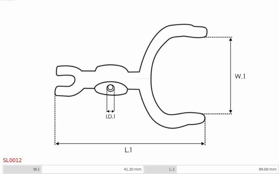 AS-PL SL0012 - Repair Kit, starter autospares.lv