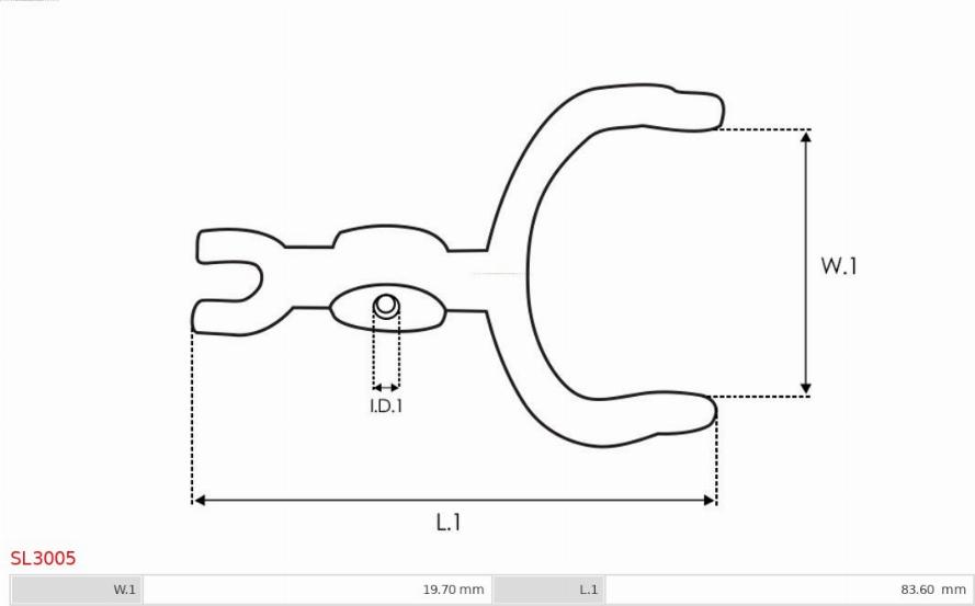 AS-PL SL3005 - Repair Kit, starter autospares.lv