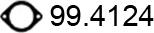 ASSO 99.4124 - Gasket, exhaust pipe autospares.lv