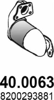 ASSO 40.0063 - Catalytic Converter autospares.lv