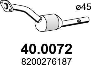 ASSO 40.0072 - Catalytic Converter autospares.lv