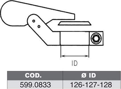 ASSO 599.0833 - Mounting Kit, silencer autospares.lv