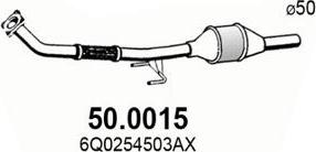 ASSO 50.0015 - Catalytic Converter autospares.lv