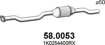 ASSO 58.0053 - Catalytic Converter autospares.lv