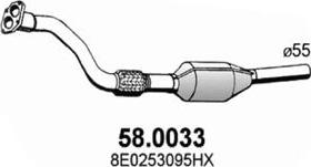 ASSO 58.0033 - Catalytic Converter autospares.lv